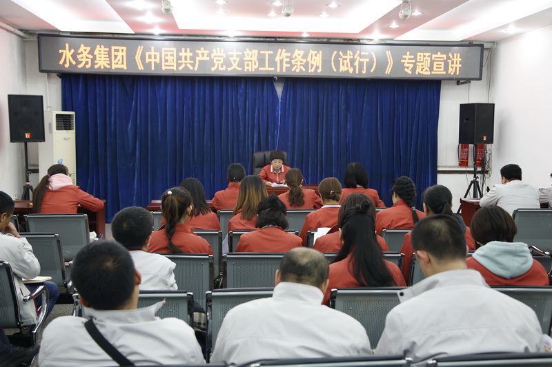 集團黨委召開《中國共產黨支部工作條例（試行）》專題宣講會