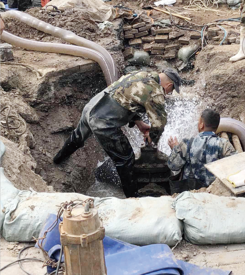北寧路DN400給水管線工程斷水作業紀實