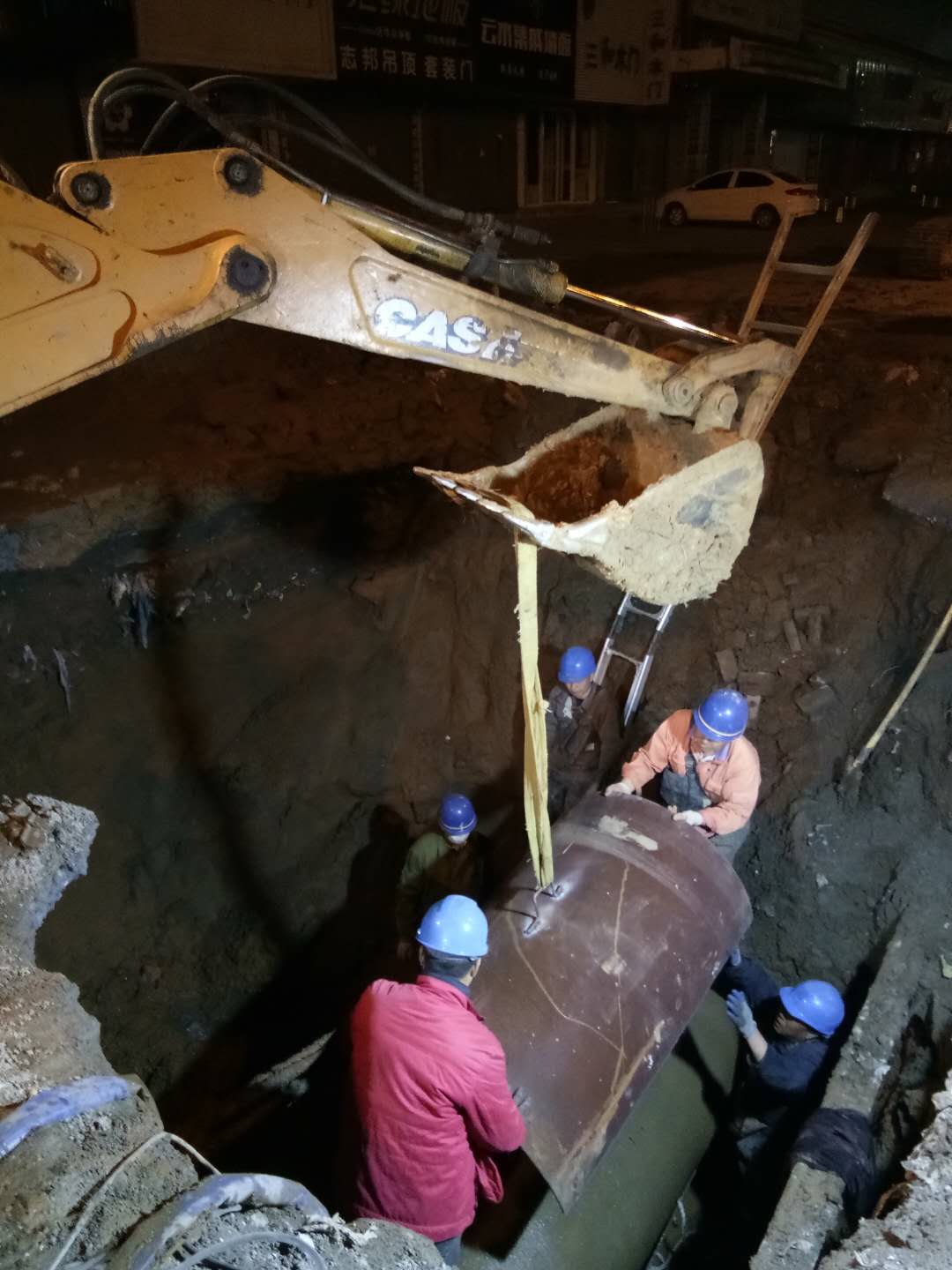 文明施工保供水 為創建全國文明城市樹新風
