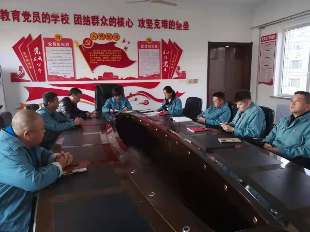 工程公司黨支部召開黨員擴大會 暨主題黨日活動